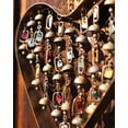 thumbnail image 4 of Heart with Dangles Ornament and Wind Chime, 9", 4 of 7