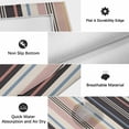 thumbnail image 6 of Black Brown Striped Outdoor Rug for Patio/Deck/Porch, Non-Slip Large Area Rug 5 x 7 Ft, Modern Stripes Art Farmhouse Indoor Outdoor Rugs Washable Area Rugs, Reversible Camping Rug Carpet Runner, 6 of 8