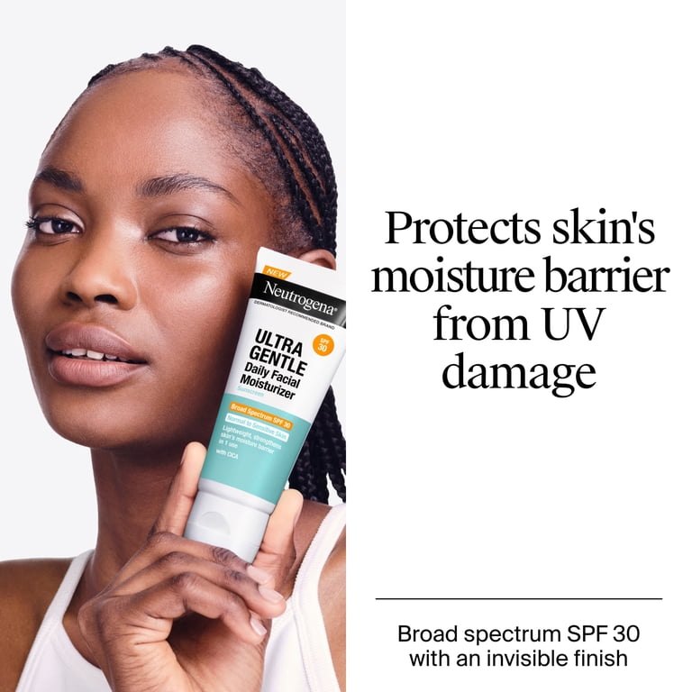 Neutrogena Ultra Gentle Daily Facial Moisturizer, SPF 30 Sunscreen