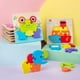 thumbnail image 3 of Rompecabezas de madera para niños pequeños de 1, 2 y 3 años, juguete educativo STEM para bebés, regalo con 4 animales Montessori, rompecabezas de aprendizaje con formas de colores brillantes, excelentes ideas de regalos para 1-3 JM rompecabezas de madera, 3 of 5