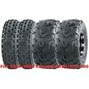 2004-2009 Kawasaki KSV/KFX 700 Sport ATV Complete Tire Set 22x7-10 & 22x11-10