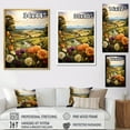 thumbnail image 4 of Designart "Melodic Vegetable Valley" Vegetables Wall Decor, 4 of 7