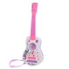 Children Mini Guitar Simulation 4 String Kids Flash Guitar Musical Instruments Educational Toy - Pink