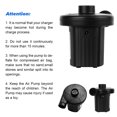 thumbnail image 3 of Electric Air Pump DC12V Home Inflate Deflate Pumps Inflator Electropump For Air Mattress Air Bed Inflate Toy with 3 Nozzles, 3 of 12