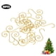 thumbnail image 1 of Mini ganchos en forma de S para decoración de árbol de Navidad (60 piezas, dorado), 1 of 9