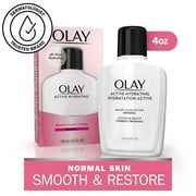 Olay Skin Care Active Hydrating Facial Moisturizing Lotion, for Dryness in All Skin Types, 4.0 fl oz