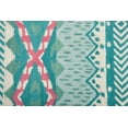 thumbnail image 2 of Rizzy Home Tribal Teal 5' x 7' Hand-Tufted Area Rug, 2 of 5