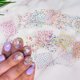 thumbnail image 3 of Pegatinas Uñas Flores 30 3d Coloridos Coloridas Bricolaje (ejército) Verde, 3 of 9