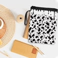 thumbnail image 4 of HELLHERO 1pcs Book Covers with Handle Vintage Book Cover Carrying Case Reusable with Washable for Reader Book Organzoer Holder, Black White Drip Spots, 4 of 8