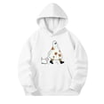 thumbnail image 2 of MKOSPLRT 3-14 Years Girls' Halloween Hoodie Kids Halloween Light Fleece Sweatshirts Spooky Season Graphic Pullover Tops with Pocket, 2 of 10