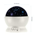 thumbnail image 3 of Globe Electric 5" LED Integrated Color Changing Space Projector Night Light, 91004374, 3 of 9