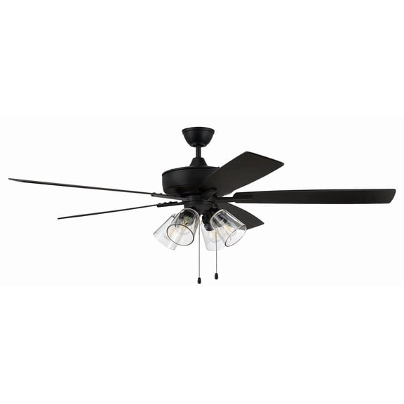 Craftmade  60" Super Pro 104 Ceiling Fan 60 - Flat Black