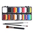 thumbnail image 2 of Face Body Paint Set Easy to Use with Brushes Cosplay Painting Palette Makeup, 2 of 10