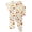 OLD IVORY CREAM, variant on Baby Gender Neutral Zip Front Footed Sleep N Play Pajamas, Sizes Preemie-6/9 Months