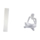 thumbnail image 5 of Pantalla De Lámpara De Pie De Papel Abstracta Para Sala De Estar, Decoración De Mesa, Cubierta De Lámpara De Pie Con Estatua De Pensador, Decoración Para Estantería De Oficina, 5 of 8