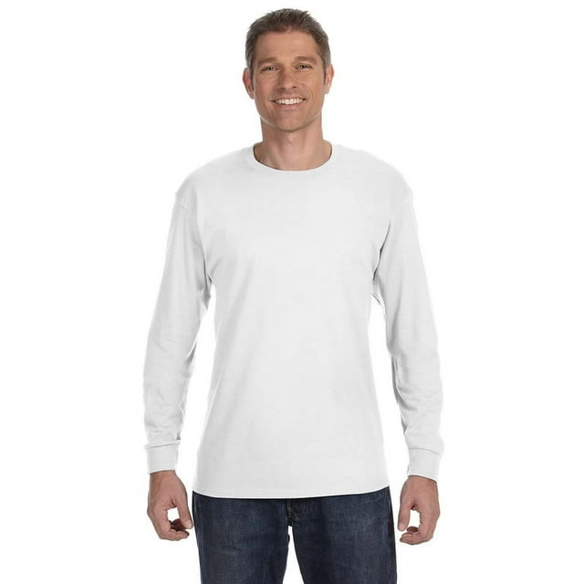 Hanes - T-Shirt à Manches Longues Authentique