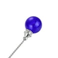 thumbnail image 3 of Uxcell Ceiling Fan Pull Chain Light Lighting Accessories Extension Ice Cracked Crystal Ball Pendant Blue, 3 of 6