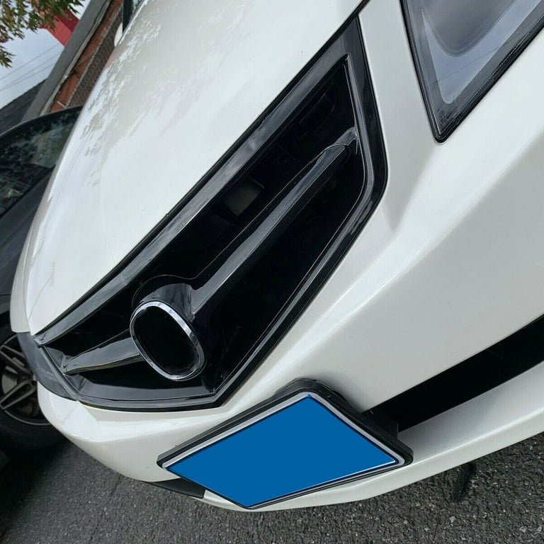 Kojem All Black Front Grill Grille Bumper Chrome Molding for Honda