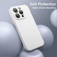thumbnail image 5 of JETech Magnetic Silicone Case for iPhone 13 Pro Max 6.7-Inch, Compatible with MagSafe, Phone Cover with Camera Lens Full Protection (White), 5 of 6