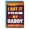 Hallmark Mahogany Father's Day Card for Daddy from Adult Child (I Love and Respect You)