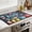 No022, variant on Heat-Resistant Glass Stove Top Cover with Anti-Slip Rubber Coating – Electric Stove Protector, Scratch-Resistant, Counter Space Decor Mat (Coffee, 28.5"L x 20.5"W)