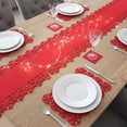 thumbnail image 1 of Posavasos de Navidad de fieltro de copo de nieve, 12 Uds., adornos navideños para el hogar, colgante, decoración de mesa de Navidad de Año Nuevo ZefeiWu 8390614883604, 1 of 1
