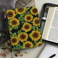 thumbnail image 4 of FOR U DESIGNS Sunflower Bible Cover Leather Casual Bible Carrying Bag for Men Lightweight Sturdy Bible Protective Carrier Size Large Multifunctional Bible Bag for Bible Lover, 4 of 7