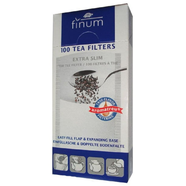 Finum 100 Tea Filters Extra Slim New