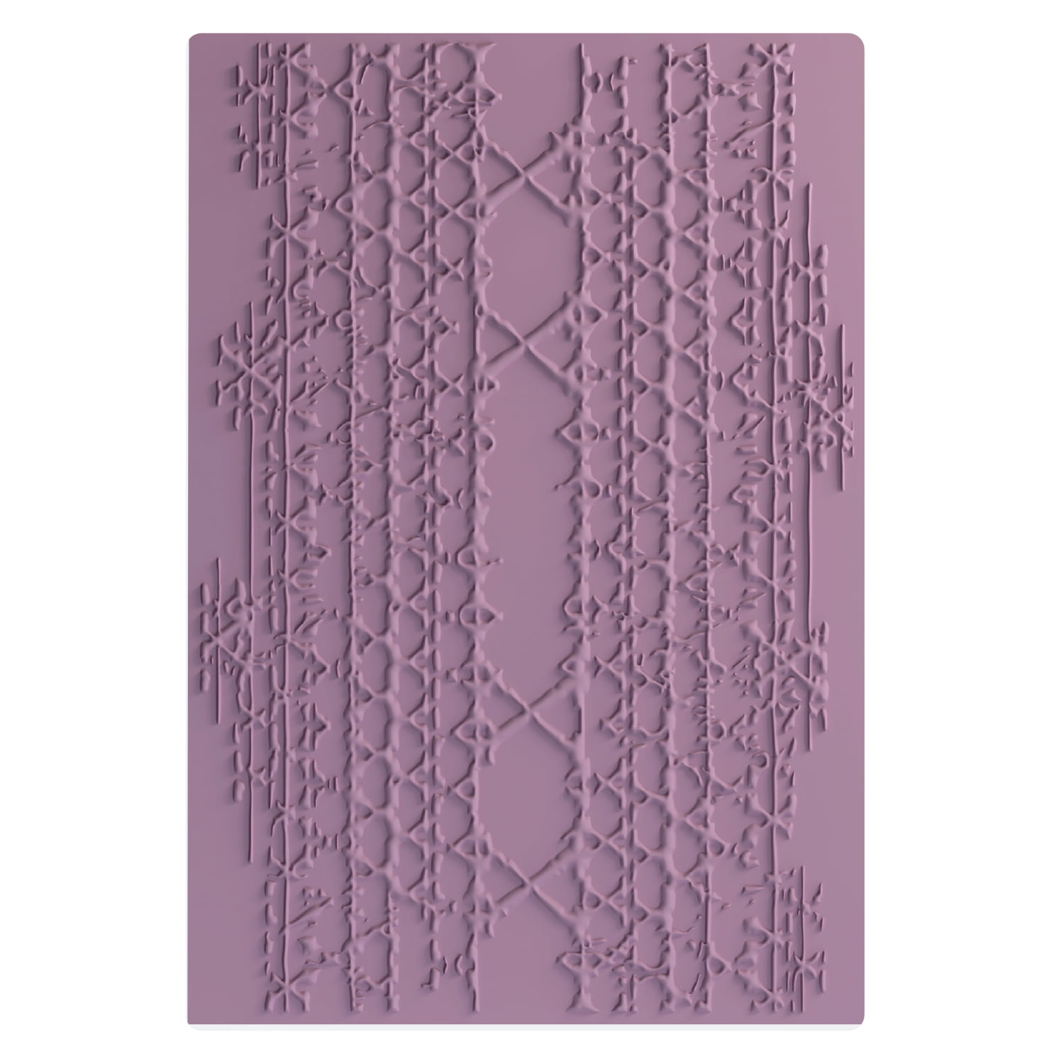 Sizzix 660970 Texture Fades A2 Embossing Folder - Bat - Ground By
