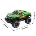 thumbnail image 2 of Horivan Off Road RC Car 2.4GHz Remote Control Truck with LED Lights, 25m Range, 10km/h High Speed, All Terrain Vehicle for Indoor Outdoor Stunt Racing, Durable Toy Car Gift, 2 of 9