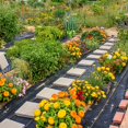 thumbnail image 3 of Yescom 6x16 Ft Heavy Duty 3.2Oz Landscape Fabric Weed Barrier Woven Ground Cover Garden Mat 2 Pack, 3 of 11