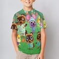 thumbnail image 2 of Animal Crossing Kid's T-Shirt Short Sleeve T-Shirt Tops Summer Tee Shirt for Boys Girls 120CM, 2 of 8