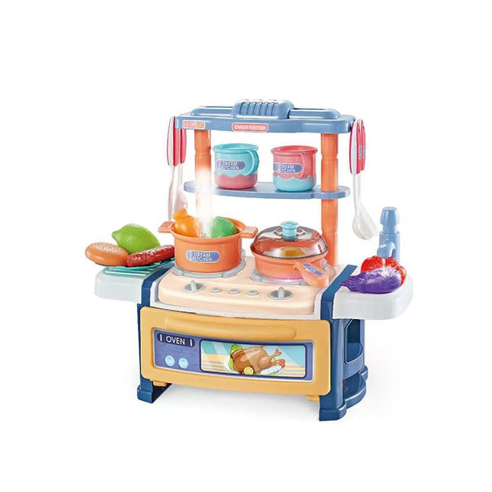 Kids Mini Kids Kitchen Toys Set, Pretend Play Simulation Kitchen