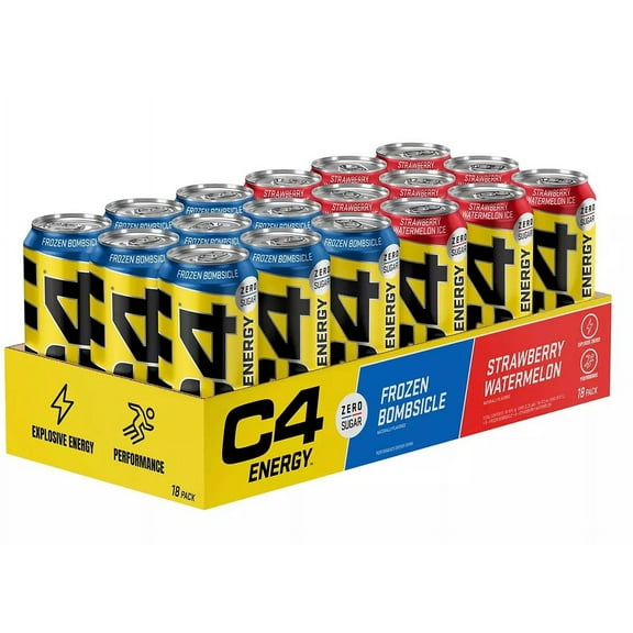 C4 Energy Drink, 18 pk./16 oz. Variety Pack