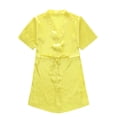thumbnail image 2 of WOLLED 1-7Y Toddler Girls Silky Satin Kimono Robes Kids Baby Floral Short Bathrobes for Wedding Birthday Party Spa, 2 of 9