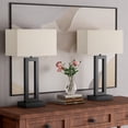 thumbnail image 2 of NiteLoom Touch Bedside Lamp Set of 2 for Night Stands with USB-A+C, 3-Way Dimmable Table Lamps with Beige Fabric For Living Room, Office, Dorm, Guest Room, 2 of 10