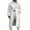 White, variant on Mens Trench Coat Fashion Woolen Coat Autumn British Woolen Double Breasted Extended Coat Trench Coat Men Khaki S