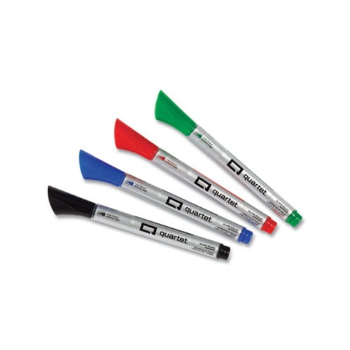 Premium Glass Board Dry Erase Marker Fine Bullet Tip, Assorted Colors, 4/Pack