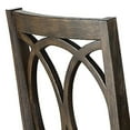 thumbnail image 5 of Acme Wooden Side Chair with Cushioned Seat and Cut Out Back Set of 2Brown- Saltoro Sherpi Indoor, 5 of 6