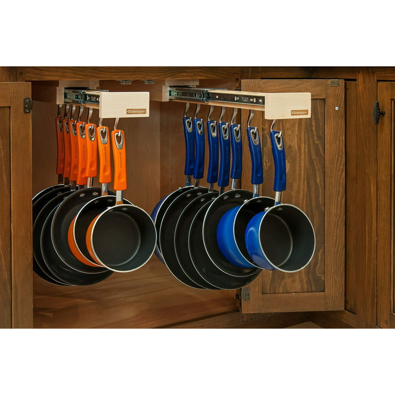 Glideware - GLD-W22-SC-7 - Kitchen Pot and Pan Organizer with Ball Bearing Slide System