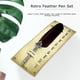 thumbnail image 3 of 1 juego de pluma de inmersión de pluma de caligrafía vintage con fuente de pluma de tinta de escritura de 5 puntas Tmvgtek Oficina Multiescena Multifunción, 3 of 6