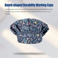 thumbnail image 1 of Operating Hats Nurses Long-time Service Gourd-shaped Pure Color Button Professional Assorted Colors Multifunctional Working Caps PP-37, 1 of 5