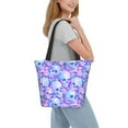 thumbnail image 2 of Disketp Blue Skull Daisy for Women’s Casual Shoulder Tote Bag Cross-body Handbags for Shopping, Travel and Daily Use, 2 of 6