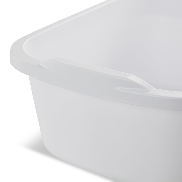 Sterilite Plastic 12 Qt. Dishpan Classic Red 