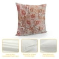 thumbnail image 4 of Leisuo Decorative Spring Romantic Stereo Rose Flower Pillow Cover Solid Square Pillowcase for Sofa Bedroom Car Peach Gifts Valentines Day, 4 of 5