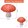 thumbnail image 2 of Faroles de papel con forma de hongo Windspeed, 20 cm, 30 cm, color naranja, 2 of 7