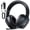 Black, variant on UDH Wireless Gaming Headset 2.4GHz for PS5/PS4/PC/Switch - Bluetooth 5.3 Headphones with Noise-Canceling Mic, 7.1 Surround Sound, 70H Battery Life, RGB Lights, Foldable, Portable - White