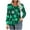 #0468-Green, variant on Boho Tops for Women Pleated Long Sleeve Fall Gift Tops Loose Fit Tunic Blouses T Shirts Trendy Clothes Tunic