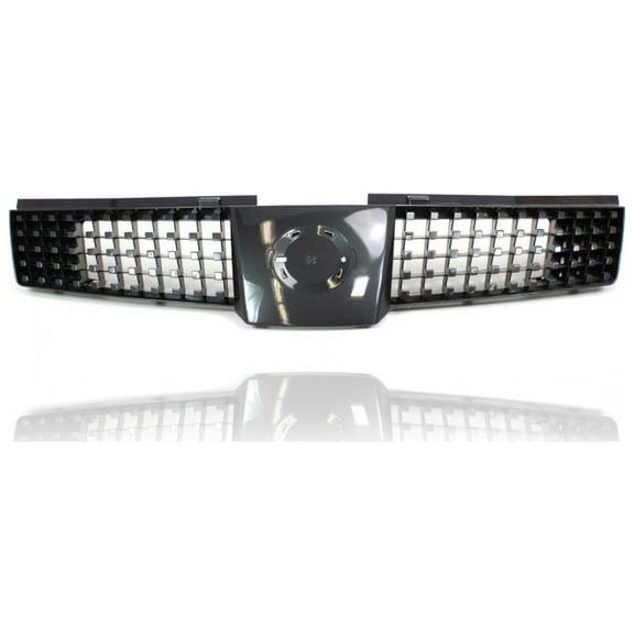 Grille - Compatible/Replacement for '04-06 Nissan Quest - Black Frame, Emblem Provision - 620705Z000