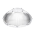 thumbnail image 2 of STPgoods Clear Acrylic Fruit Bowl Ribbed Decorative Plastic Serving Bowl, 2 of 2